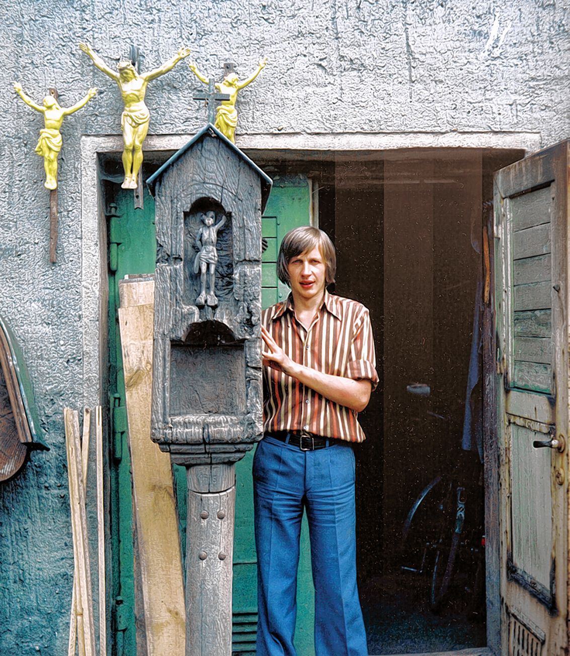 Benedikt Dyrlich w Nowej Wjesce w lěće 1975    Foto: <b>Leoš Šatava</b>