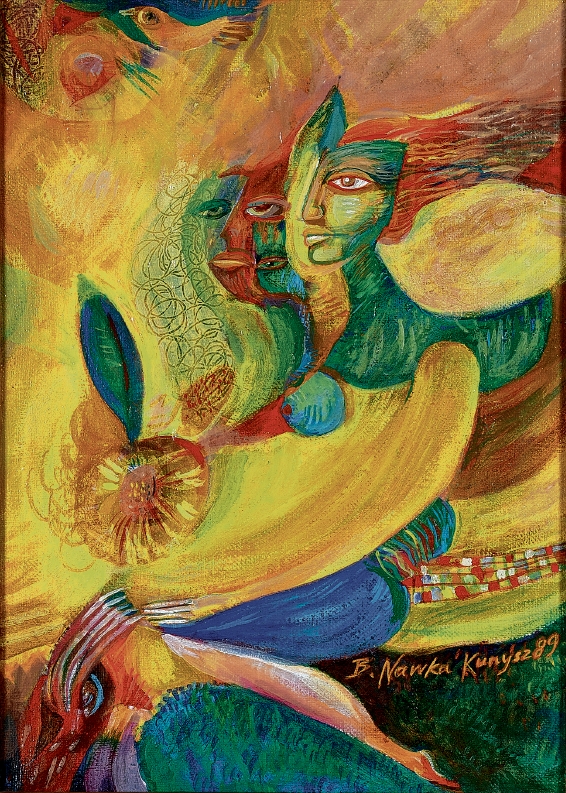Božena Nawka-Kunysz – Lěćo, 1989, akryl na płatnje, priwatne wobsydstwo