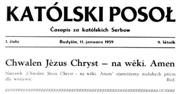 Pokiw na politisku censuru w Katolskim Posole (1959)  Reprodukcija: Friedrich Pollack