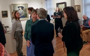 Pśedstajone styri wuměłcowki tematizěruju we swójim mólarstwje a kreslenju serbske žywjenje.   Fota: Justyna Michniuk