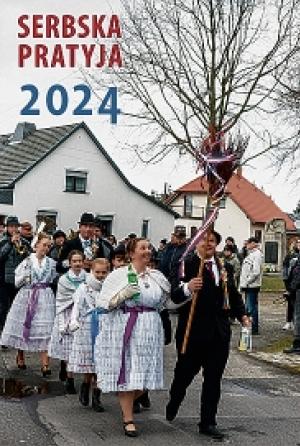 Serbska pratyja 2024, redakcija: Gregor Wieczorek, Ingrid Hustetowa (Pratyja za źiśi), Martina Golašojc (Pratyja za kśesćijanow), titelowe foto: Thomas Kläber, wjele barwnych fotow a ilustracijow, brošura, 179 b., 978-3-7420-2759-7, 8,00 €