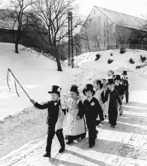 Ptači kwas we Wotrowje w lěće 1979  Foto: G. Große